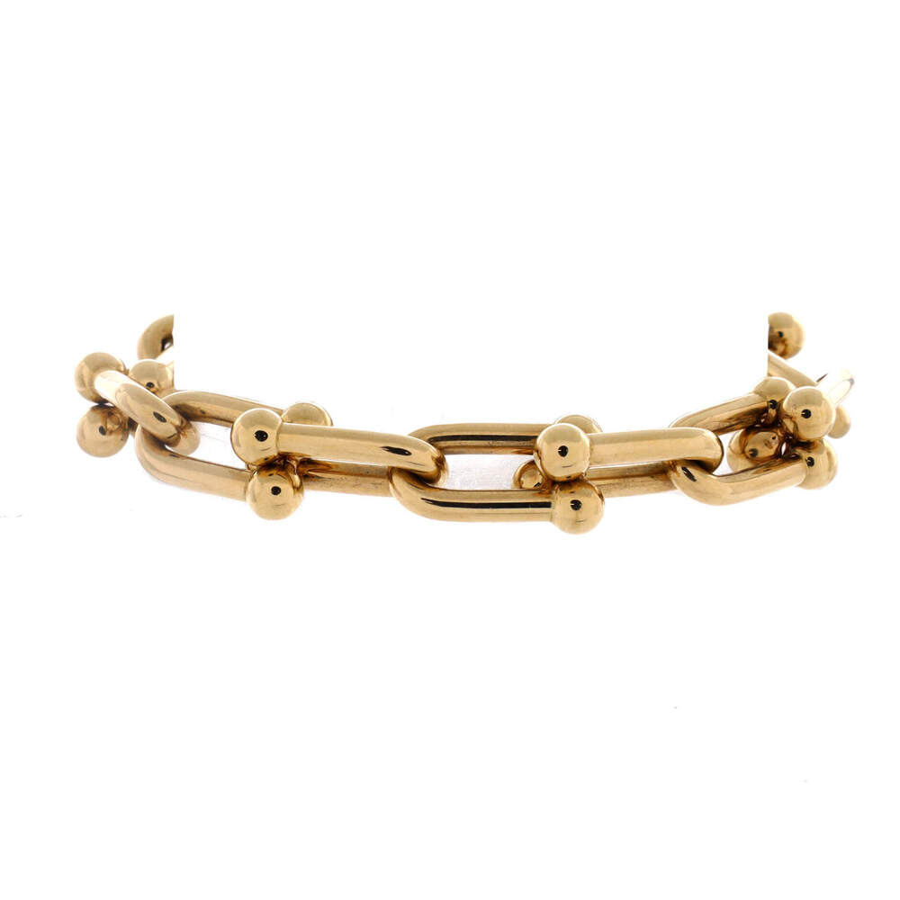 Tiffany & Co. Large HardWear Link Bracelet 18K Yellow Gold
